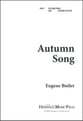 Autumn Song SSA choral sheet music cover